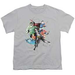 Justice League Mashup - Youth T-Shirt Youth T-Shirt (Ages 8-12) Justice League   