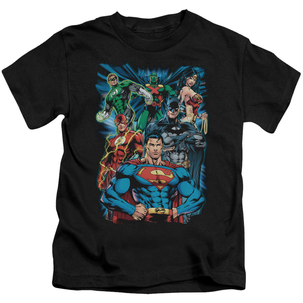 Justice League Justice Is Served - Kid's T-Shirt Kid's T-Shirt (Ages 4-7) Justice League   
