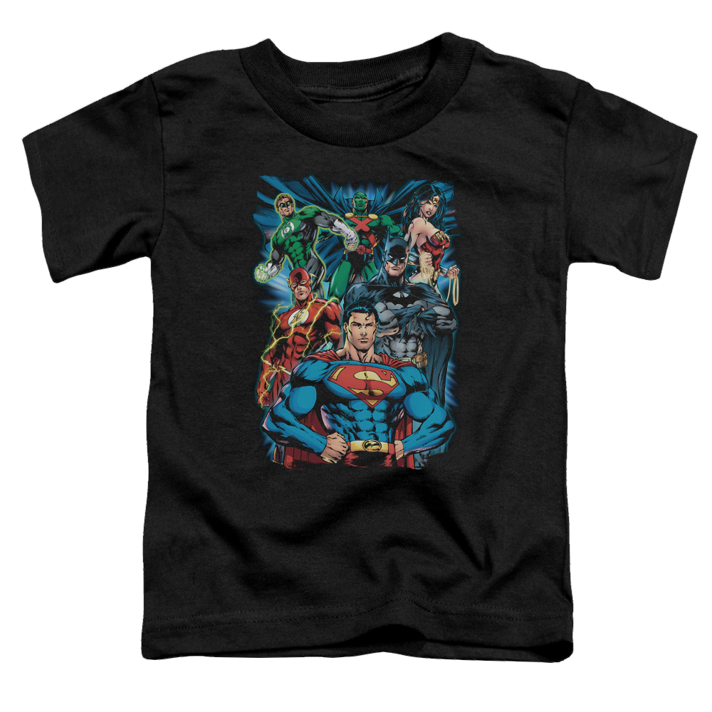 Justice League Justice Is Served - Toddler T-Shirt Toddler T-Shirt Justice League   