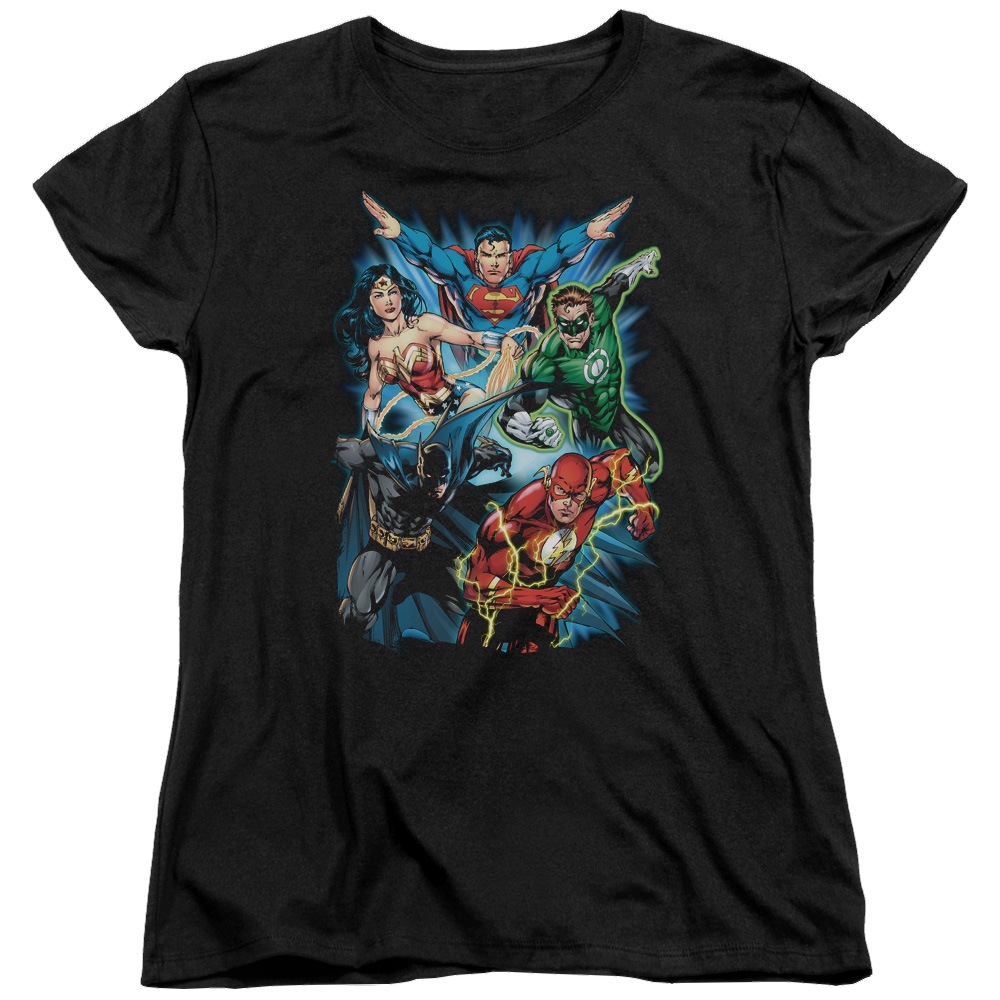 Justice League Jl Assemble Women's T-Shirt Women's T-Shirt Justice League   
