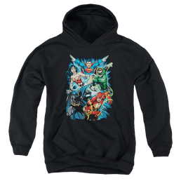 Justice League Jl Assemble - Youth Hoodie Youth Hoodie (Ages 8-12) Justice League   