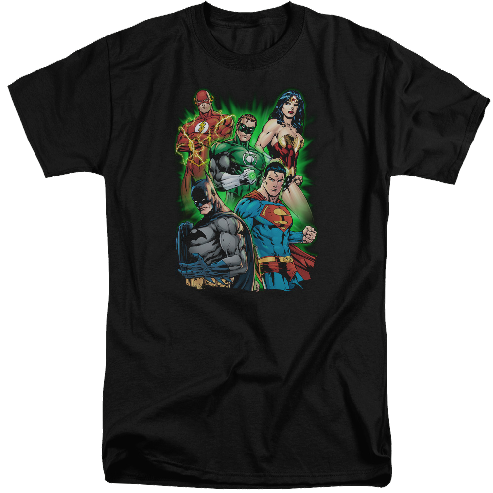 Justice League Will Power Men's Tall Fit T-Shirt Men's Tall Fit T-Shirt Justice League   