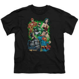Justice League Will Power - Youth T-Shirt Youth T-Shirt (Ages 8-12) Justice League   