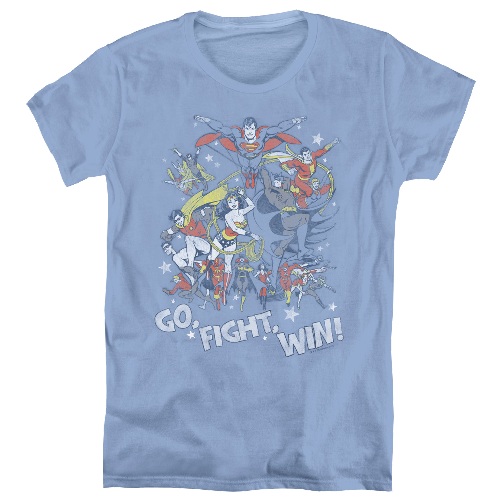 Justice League Go Fight Win - Women's T-Shirt Women's T-Shirt Justice League   