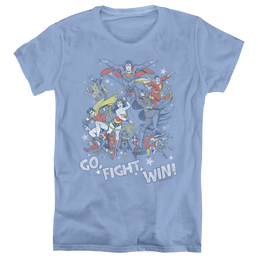 Justice League Go Fight Win - Women's T-Shirt Women's T-Shirt Justice League   