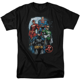 Justice League The Four Men's Regular Fit T-Shirt Men's Regular Fit T-Shirt Justice League   
