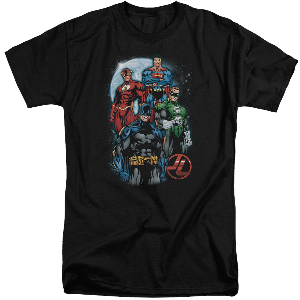 Justice League The Four Men's Tall Fit T-Shirt Men's Tall Fit T-Shirt Justice League   