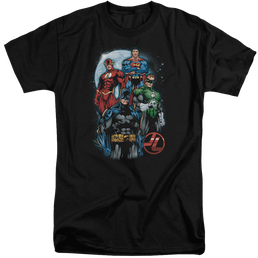 Justice League The Four Men's Tall Fit T-Shirt Men's Tall Fit T-Shirt Justice League   