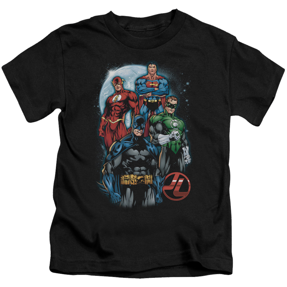Justice League The Four - Kid's T-Shirt Kid's T-Shirt (Ages 4-7) Justice League   