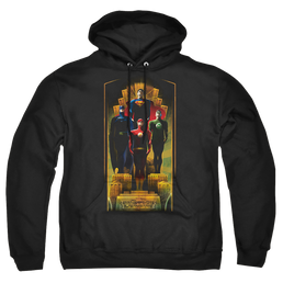 Justice League Deco Pullover Hoodie Pullover Hoodie Justice League   