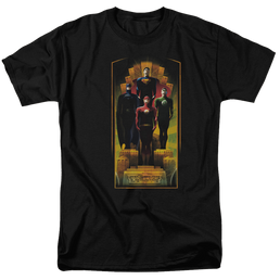 Justice League Deco Men's Regular Fit T-Shirt Men's Regular Fit T-Shirt Justice League   