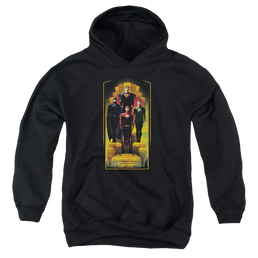 Justice League Deco - Youth Hoodie Youth Hoodie (Ages 8-12) Justice League   
