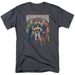 Justice League Neighborhood Watch Men's Regular Fit T-Shirt Men's Regular Fit T-Shirt Justice League   