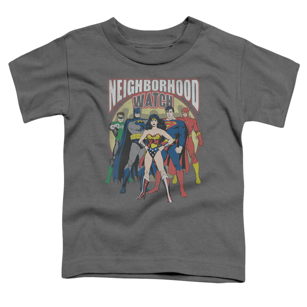 Justice League Neighborhood Watch - Toddler T-Shirt Toddler T-Shirt Justice League   