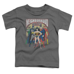 Justice League Neighborhood Watch - Toddler T-Shirt Toddler T-Shirt Justice League   