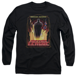 Justice League Heroes United Men's Long Sleeve T-Shirt Men's Long Sleeve T-Shirt Justice League   