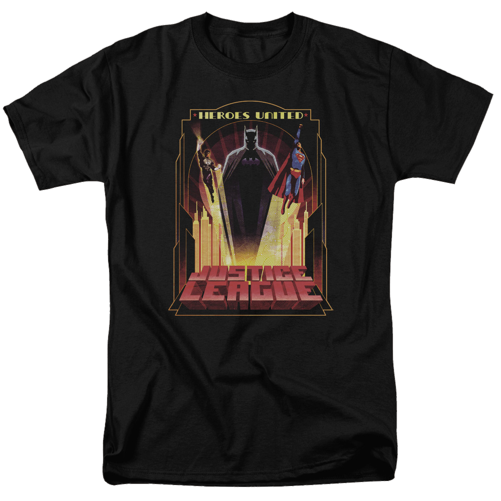 Justice League Heroes United Men's Regular Fit T-Shirt Men's Regular Fit T-Shirt Justice League   