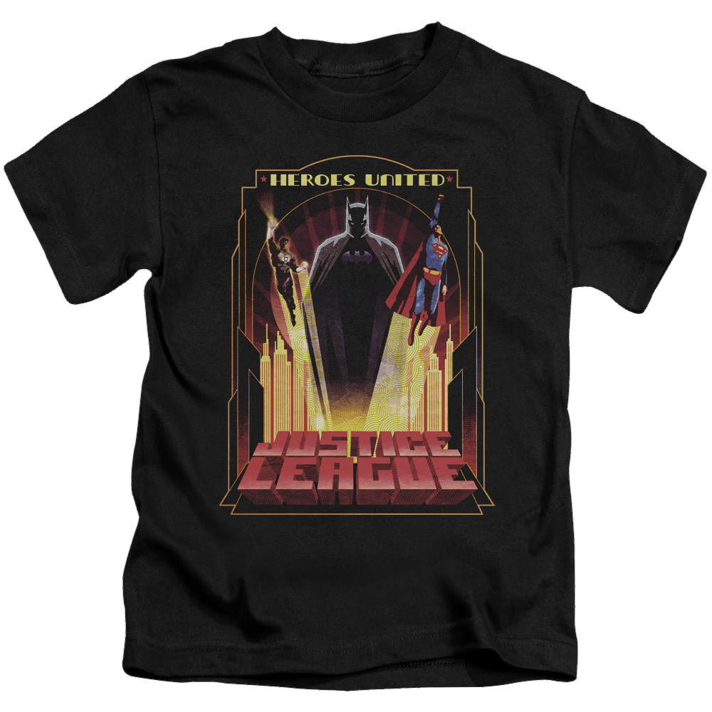 Justice League Heroes United - Kid's T-Shirt Kid's T-Shirt (Ages 4-7) Justice League   