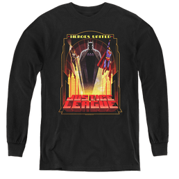 Justice League Heroes United - Youth Long Sleeve T-Shirt Youth Long Sleeve T-Shirt Justice League   