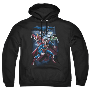 Justice League Cosmic Crew Pullover Hoodie Pullover Hoodie Justice League   