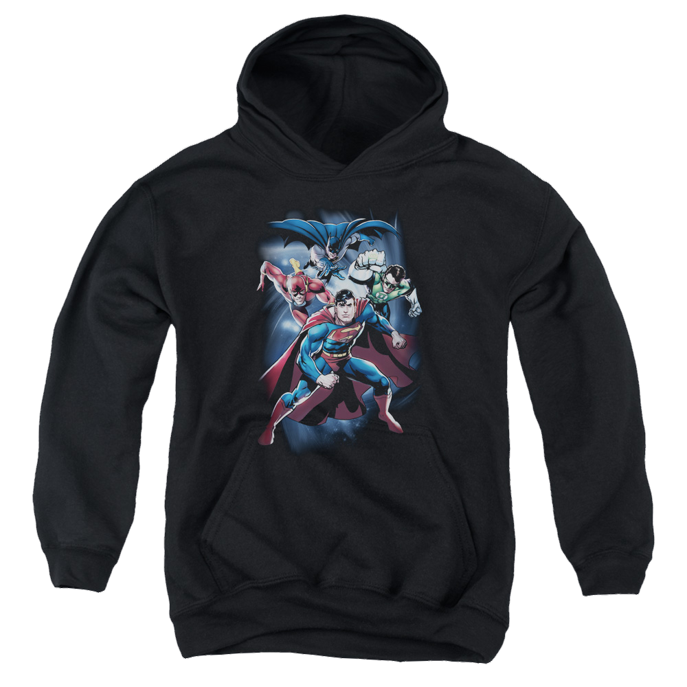 Justice League Cosmic Crew - Youth Hoodie Youth Hoodie (Ages 8-12) Justice League   