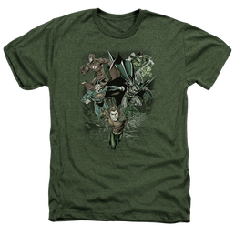 Justice League Spacing Out Men's Heather T-Shirt Men's Heather T-Shirt Justice League   