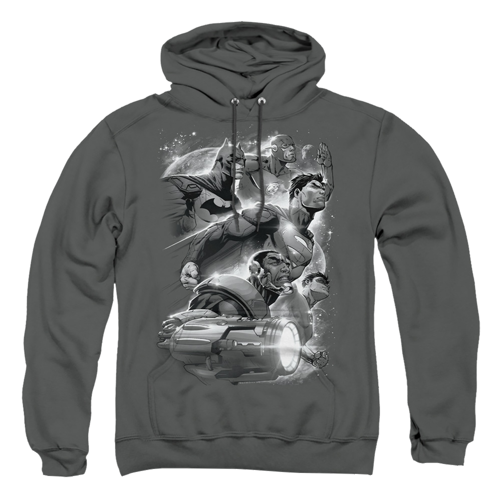Justice League Atmospheric Pullover Hoodie Pullover Hoodie Justice League   