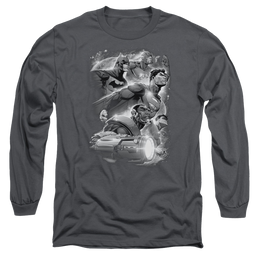 Justice League Atmospheric Men's Long Sleeve T-Shirt Men's Long Sleeve T-Shirt Justice League   
