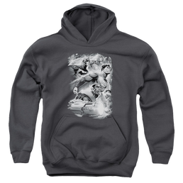 Justice League Atmospheric - Youth Hoodie Youth Hoodie (Ages 8-12) Justice League   