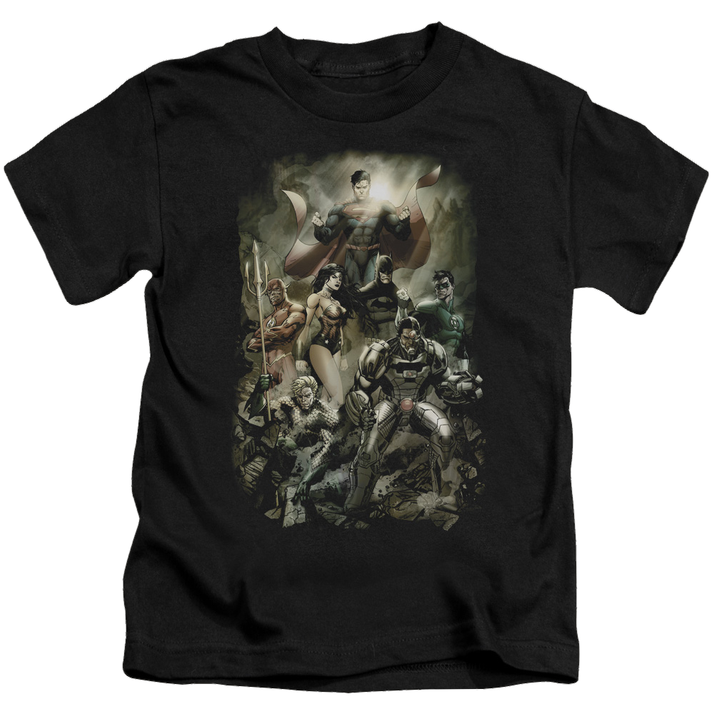 Justice League Aftermath - Kid's T-Shirt Kid's T-Shirt (Ages 4-7) Justice League   