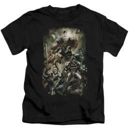 Justice League Aftermath - Kid's T-Shirt Kid's T-Shirt (Ages 4-7) Justice League   
