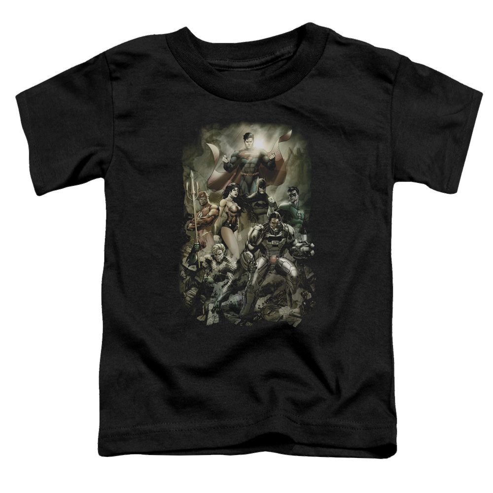 Justice League Aftermath - Toddler T-Shirt Toddler T-Shirt Justice League   
