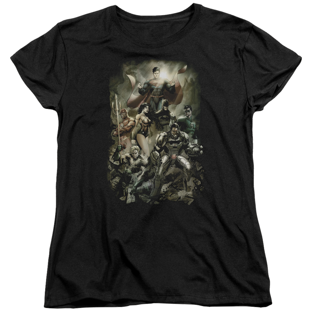 Justice League Aftermath Women's T-Shirt Women's T-Shirt Justice League   