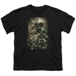 Justice League Aftermath - Youth T-Shirt Youth T-Shirt (Ages 8-12) Justice League   