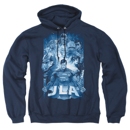 Justice League Burst Pullover Hoodie Pullover Hoodie Justice League   