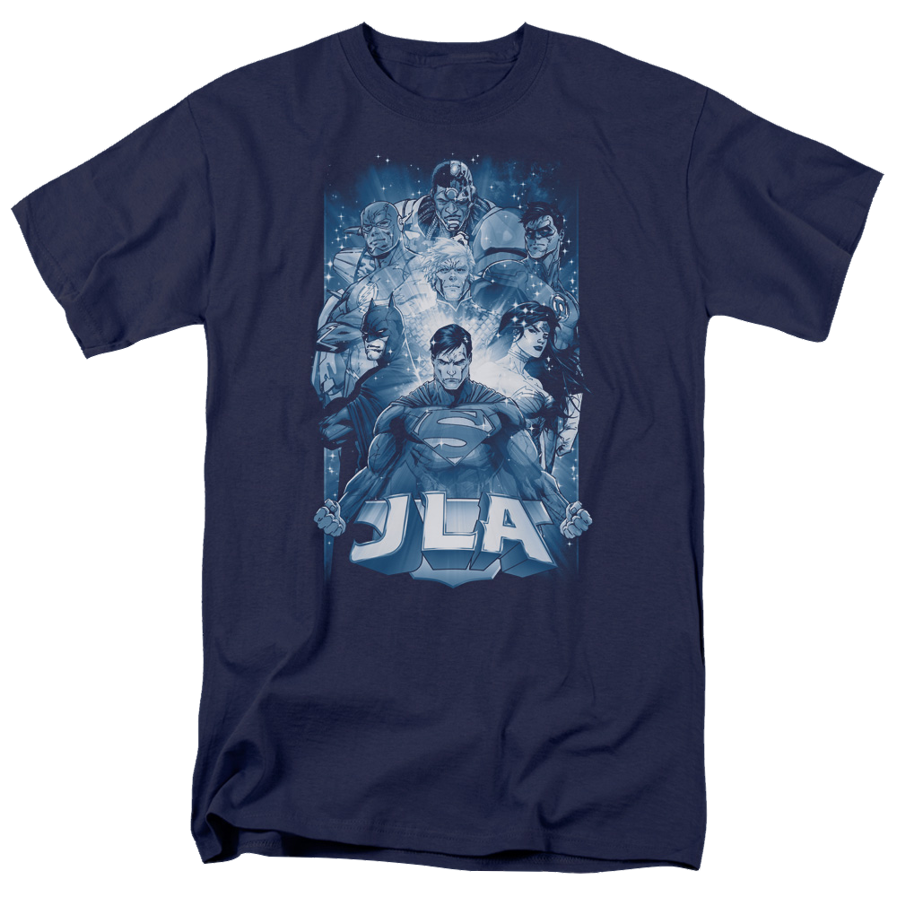 Justice League Burst Men's Regular Fit T-Shirt Men's Regular Fit T-Shirt Justice League   