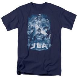 Justice League Burst Men's Regular Fit T-Shirt Men's Regular Fit T-Shirt Justice League   