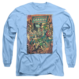 Justice League No 212 Vintage Men's Long Sleeve T-Shirt Men's Long Sleeve T-Shirt Justice League   
