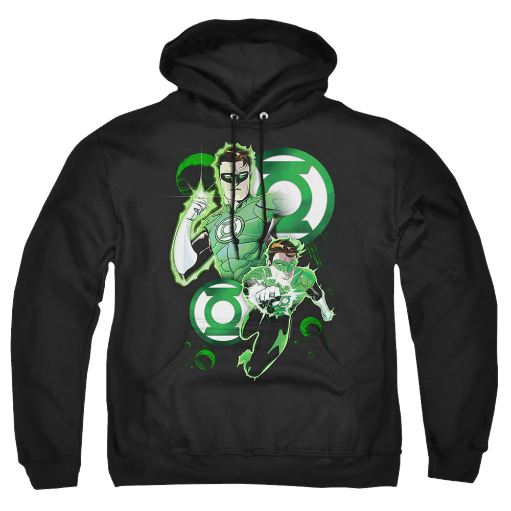 Green Lantern Gl In Action - Pullover Hoodie Pullover Hoodie Green Lantern   