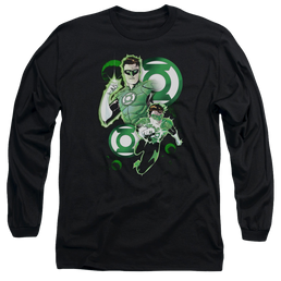 Green Lantern Gl In Action - Men's Long Sleeve T-Shirt Men's Long Sleeve T-Shirt Green Lantern   