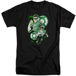 Green Lantern Gl In Action - Men's Tall Fit T-Shirt Men's Tall Fit T-Shirt Green Lantern   