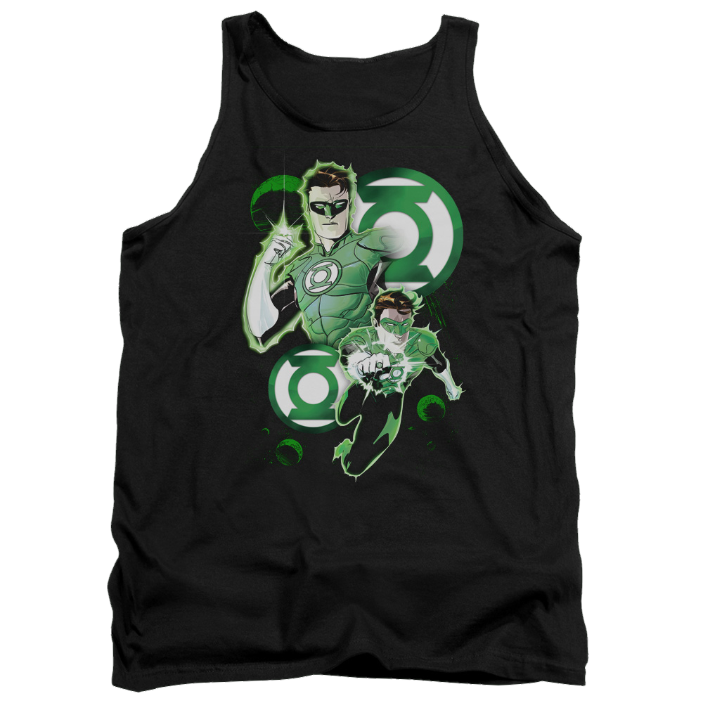 Green Lantern Gl In Action - Men's Tank Top Men's Tank Green Lantern   