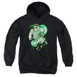 Green Lantern Gl In Action - Youth Hoodie Youth Hoodie (Ages 8-12) Green Lantern   