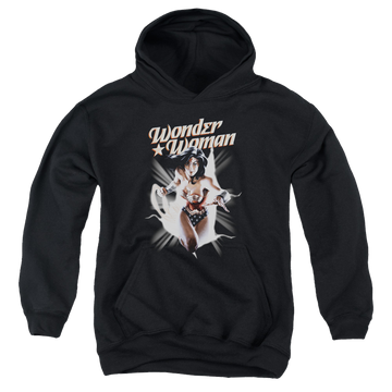 Wonder Woman Ww Break Out - Youth Hoodie Youth Hoodie (Ages 8-12) Wonder Woman   