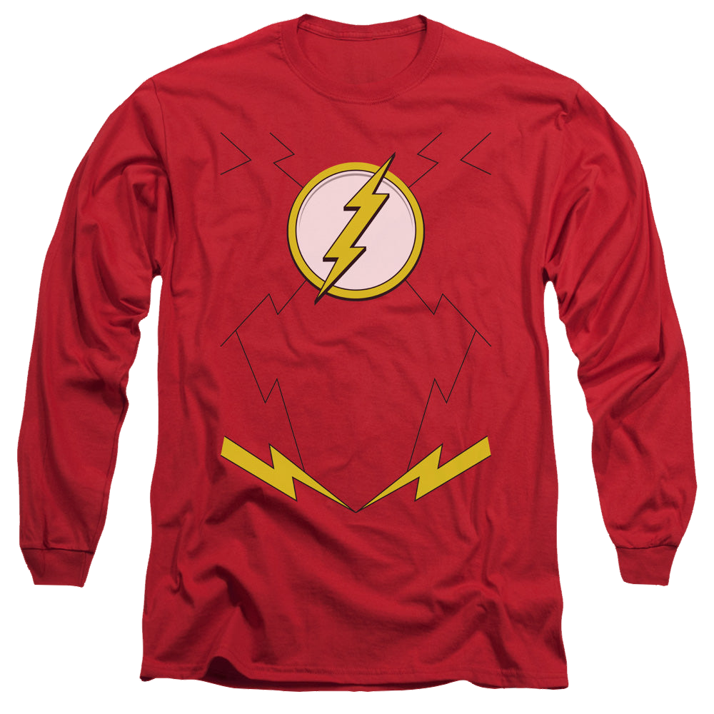 Flash, The New Flash Uniform - Men's Long Sleeve T-Shirt Men's Long Sleeve T-Shirt The Flash   