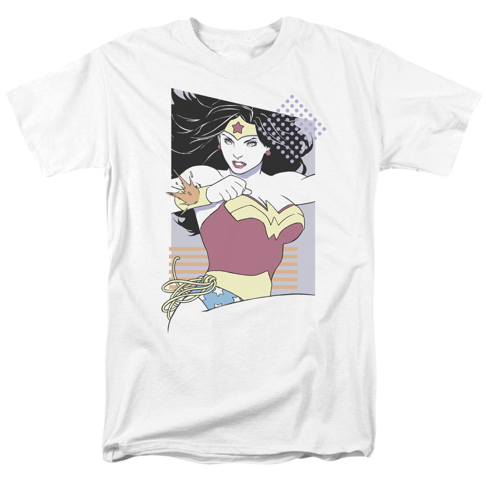 Justice League Ww 80s Minimal Men's Regular Fit T-Shirt Men's Regular Fit T-Shirt Wonder Woman   