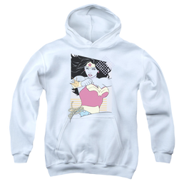 Wonder Woman Ww 80S Minimal - Youth Hoodie Youth Hoodie (Ages 8-12) Wonder Woman   