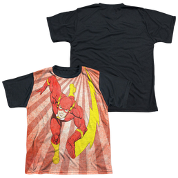 Flash, The Speed Of Light - Youth Black Back T-Shirt Youth Black Back T-Shirt (Ages 8-12) The Flash   