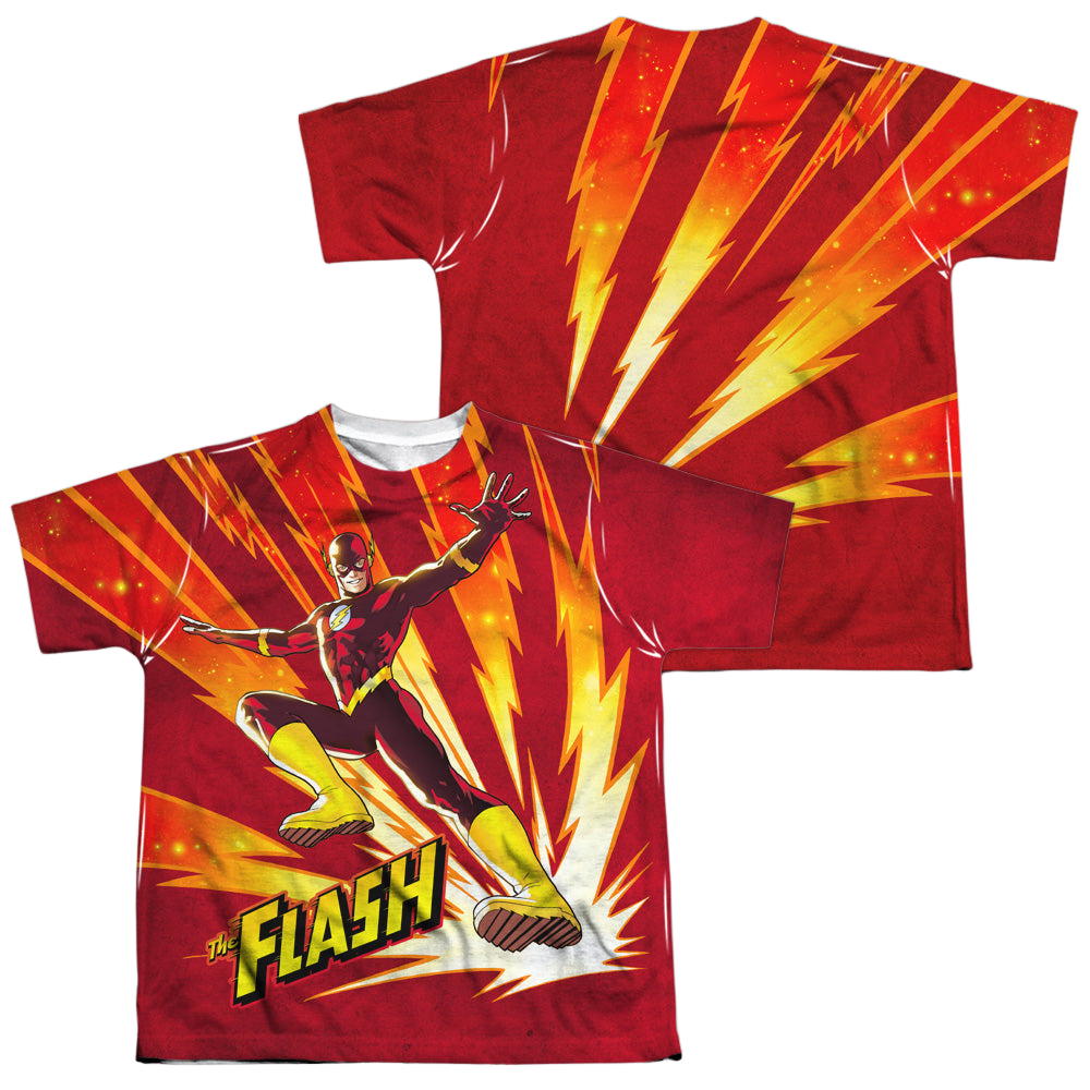 Flash, The Lightning Fast - Youth All-Over Print T-Shirt Youth All-Over Print T-Shirt (Ages 8-12) The Flash   