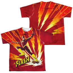 Flash, The Lightning Fast - Youth All-Over Print T-Shirt Youth All-Over Print T-Shirt (Ages 8-12) The Flash   